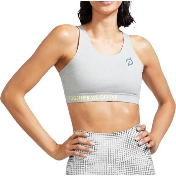 Peloton Women's Heathered Strappy Sports Bra NEW WITH TAGS - Picture 1 of 5